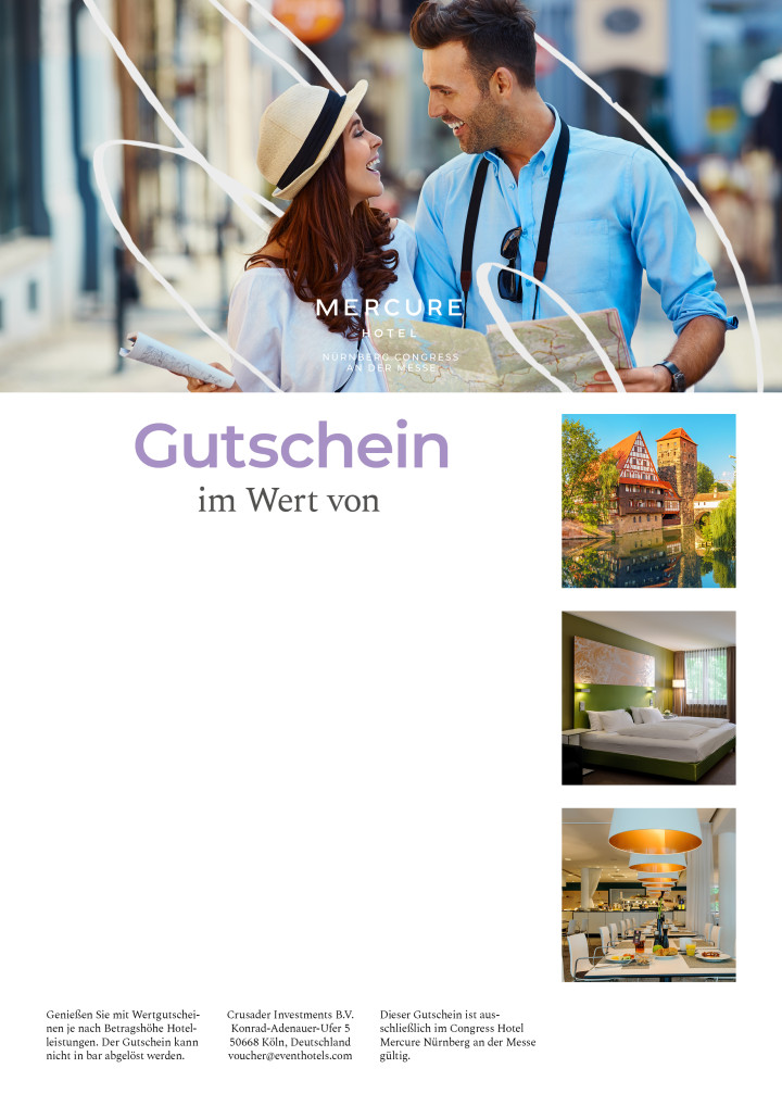 Congress Hotel Mercure Nürnberg an der Messe Wertgutschein