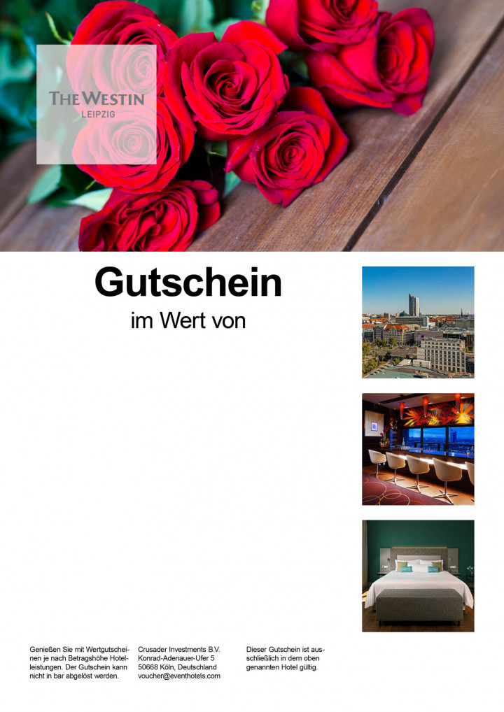 The Westin Leipzig Wertgutschein