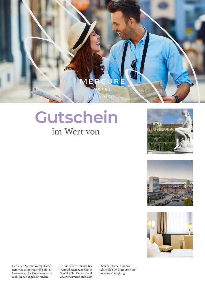 Mercure Hotel Potsdam Wertgutschein