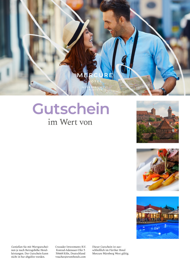 Mercure Nürnberg Fürther (West) Wertgutschein