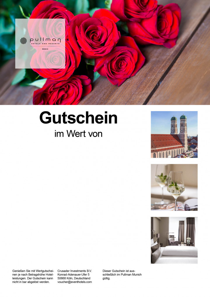 Pullman Munich Wertgutschein